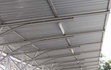 installing Croes Goch metal roofing